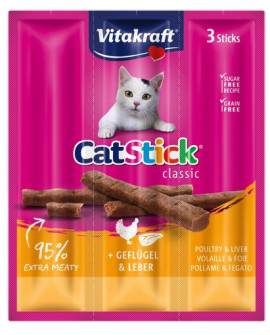 Vitakraft Cat Stick Classic Drób i Wątroba 18g [10869]