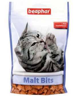 Beaphar Malt Bits - z pastą przeciw pilobezoarom 150g