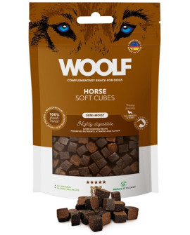 Woolf Soft Cubes Monoprotein Horse 100g