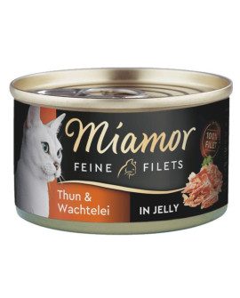 Miamor Feine Filets Dose Thunfisch & Wachtelei - tuńczyk i przepiórka 100g