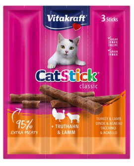 Vitakraft Cat Stick Classic Indyk i Jagnięcina 18g [18202]