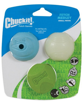 Chuckit! Fetch Medley Small 3pak [205101]