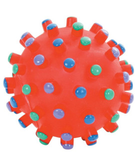 Zolux Zabawka winylowa piłka z wypustkami 7cm [480782]