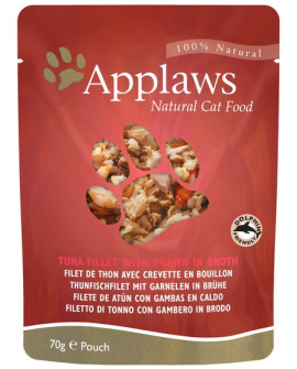 Applaws saszetka dla kota Tuńczyk i Krewetki Pacyficzne 70g