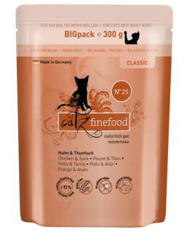 Catz Finefood Classic N.25 Kurczak i Tuńczyk saszetka 300g
