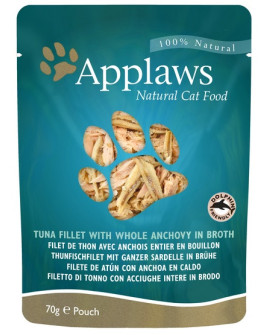 Applaws saszetka dla kota Tuńczyk, Anchois i Wodorosty 70g
