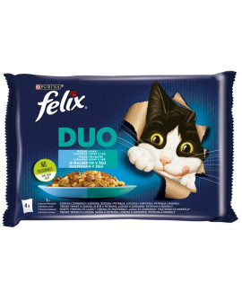 Felix Fantastic Duo Uczta Oceanu galaretka saszetki 4x85g