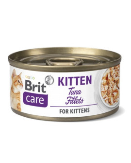 Brit Care Cat Kitten Tuna Fillets puszka 70g