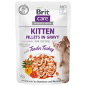 Brit Care Cat Fillets In Gravy Kitten Tender Turkey saszetka 85g