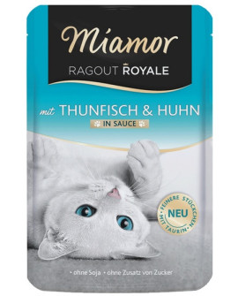 Miamor Ragout Royale z Tuńczykiem i Kurczakiem w sosie saszetka 100g