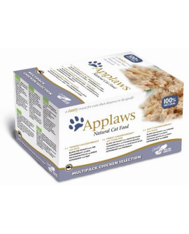 Applaws miseczki dla kota Chicken Selection Multi Pack 8x60g