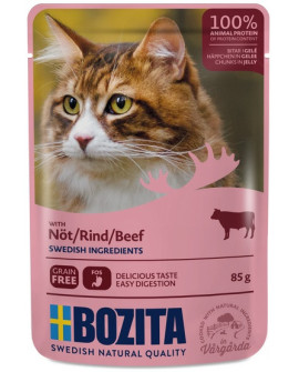 Bozita Cat Wolowina w galaretce saszetka 85g