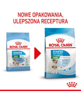 Royal Canin Mini Starter Mother&Babydog karma sucha dla szczeniąt do 2 miesiąca i suk karmiących ras małych 1kg