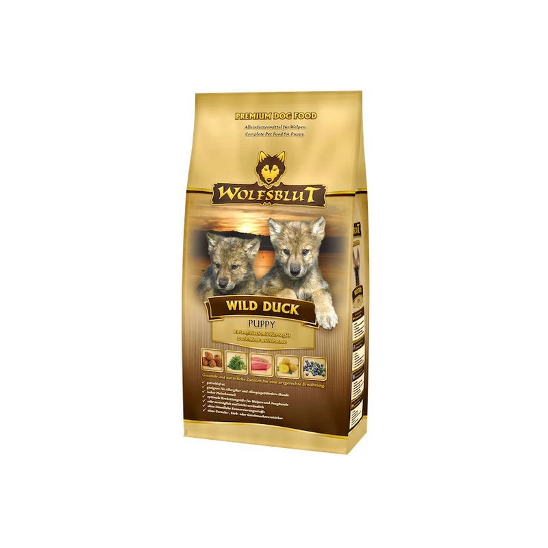 Wolfsblut Dog Wild Duck Puppy Kaczka I Bataty 12,5Kg