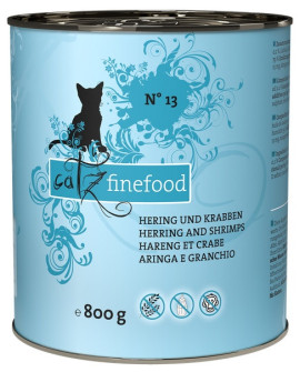 Catz Finefood Classic N.13 Śledź i Krewetki puszka 800g