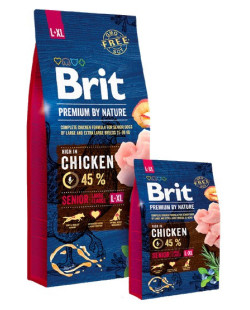 Brit Premium By Nature Senior L+Xl Large + Extra Large 15Kg