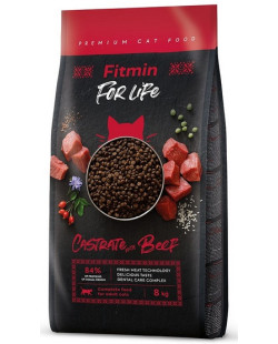 Fitmin Cat For Life Castrate Beef 8Kg