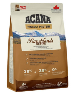 Acana Highest Protein Ranchlands Dog 2Kg