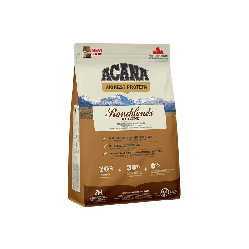 Acana Highest Protein Ranchlands Dog 2Kg