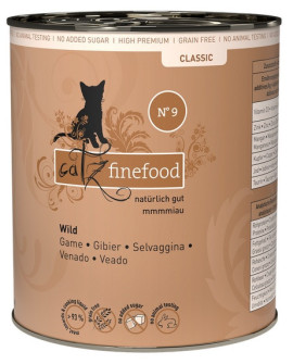 Catz Finefood Classic N.09 Dziczyzna puszka 800g