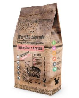 Wiejska Zagroda Kot - Jagnięcina Z Krylem 1,6Kg