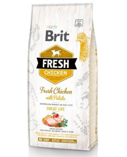 Brit Fresh Dog Adult Chicken & Potato 2,5Kg