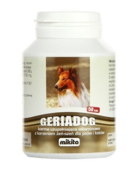 Mikita Geriadog 50 Tabletek - Preparat Dla Starszych Lub Osłabionych Psów I Kotów