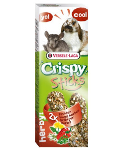 Versele-Laga Crispy Sticks Rabbit & Chinchilla Herbs - Kolby Dla Królików I Szynszyli Z Ziołami 110G