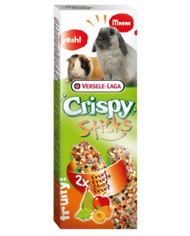 Versele-Laga Crispy Sticks Rabbit & Guinea Pig Fruits - Kolby Dla Królików I Świnek Z Owocami 110G