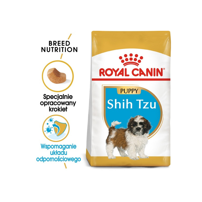 Royal Canin Shih Tzu Puppy Karma Sucha Dla Szczeniąt Do 10 Miesiąca, Rasy Shih Tzu 1,5Kg