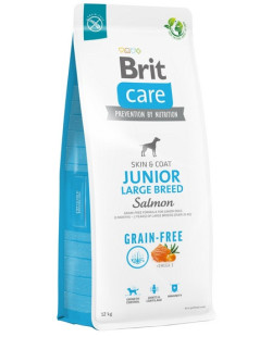 Brit Care Grain Free Junior Large Breed Salmon 12Kg