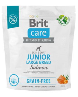Brit Care Grain Free Junior Large Breed Salmon 1Kg