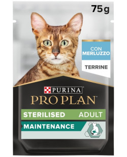 Purina Pro Plan Cat Sterilised Dorsz Saszetka 75G