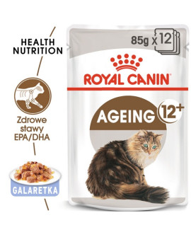 Royal Canin Ageing +12 Karma Mokra W Galaretce Dla Kotów Dojrzałych Saszetka 85G