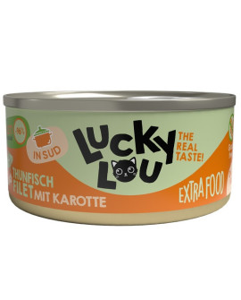 Lucky Lou Extrafood Tuńczyk & Marchewka W Bulionie Puszka 70G