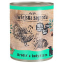 Wiejska Zagroda Królik Z Indykiem Puszka 800G