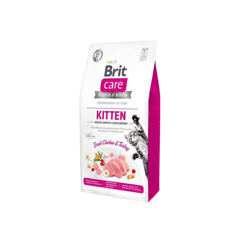 Brit Care Cat Grain Free Kitten Healthy Growth & Development 400g
