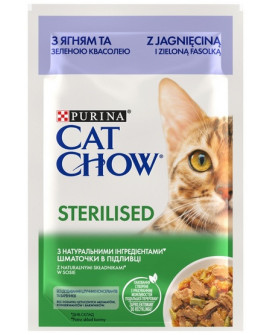 Purina Cat Chow Sterilised Jagnięcina Saszetka 85G