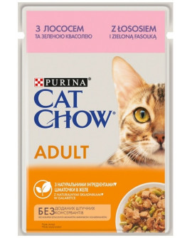 Purina Cat Chow Łosoś I Zielona Fasolka Saszetka 85G
