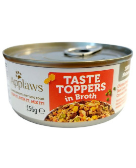 Applaws Dog Taste Toppers Puszka Z Kurczakiem, Wątrobą Wołową I Warzywami 156G
