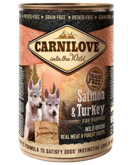 Carnilove Dog Wild Meat Salmon & Turkey Puppy - Łosoś I Indyk Puszka 400G