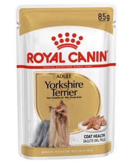 Royal Canin Yorkshire Terrier Adult Karma Mokra - Pasztet, Dla Psów Dorosłych Rasy Yorkshire Terrier Saszetka 85G
