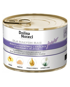 Dolina Noteci Premium Pies Mały Junior Wątróbka Królika I Ozory Jeleni 185G
