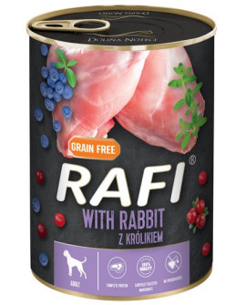 Rafi Pies Królik Puszka 400G