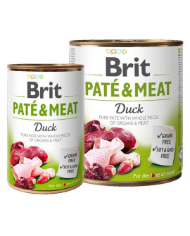 Brit Pate & Meat Dog Duck Puszka 800G