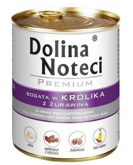 Dolina Noteci Premium Pies Królik I Żurawina Puszka 800G