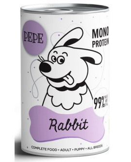 Paka Zwierzaka Pepe Rabbit (Królik) Puszka 400G