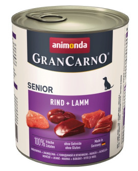Animonda Grancarno Original Senior Rind Lamm  Wołowina + Jagnięcina Puszka 800G