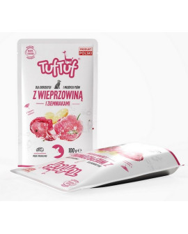 Tuf Tuf Wieprzowina Z Ziemniakami Dla Psa Saszetka 100G