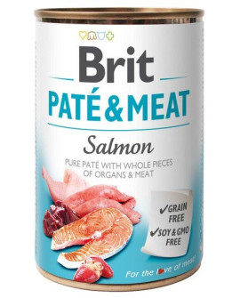 Brit Pate & Meat Dog Salmon Puszka 800G